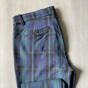 Plaid Gap trousers